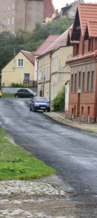 Ulica Wiślana w Gniewie