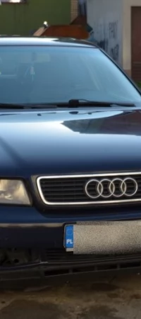 Audi na parkingu przy ul. Lipowej