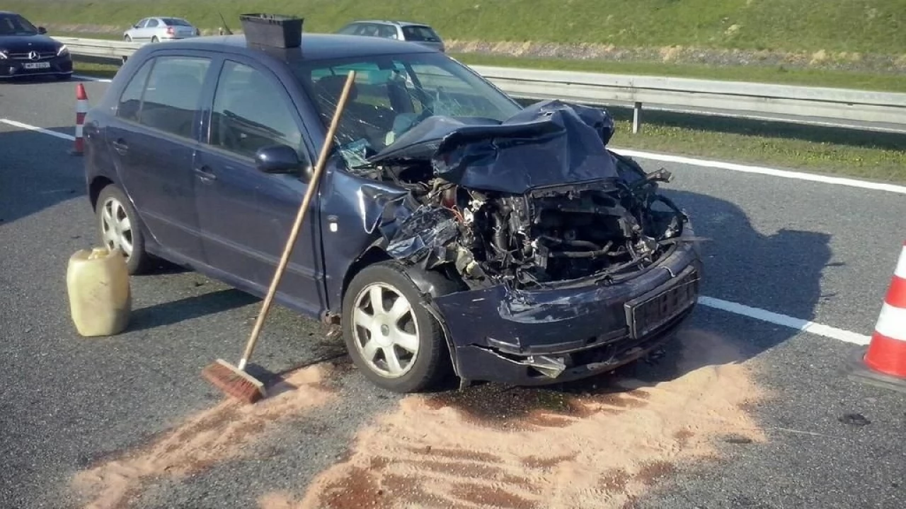 Autostrada A1. Pasażerka ranna w wypadku