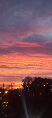 Wschód słońca nad Tczewem