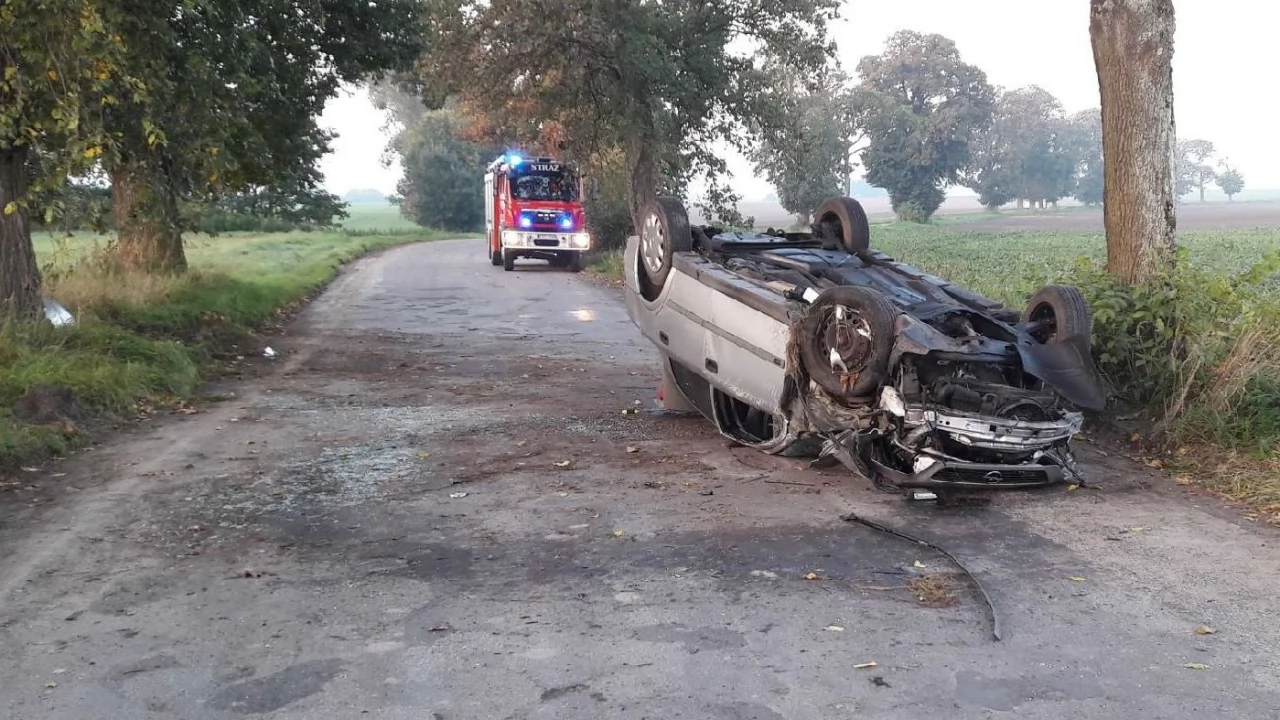 Znalazł się właściciel auta po dachowaniu. Sam zgłosił się do szpitala