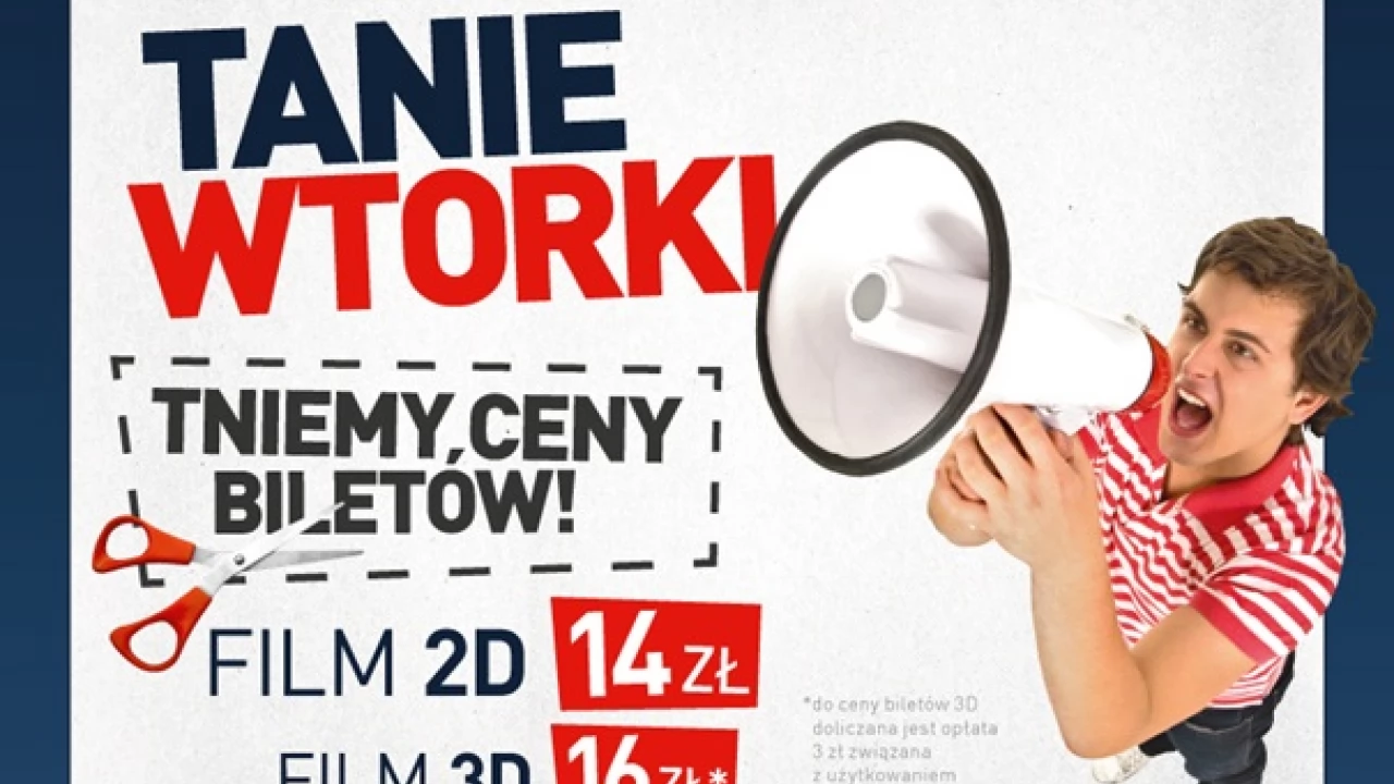 Tanie wtorki w kinie Helios Tczew
