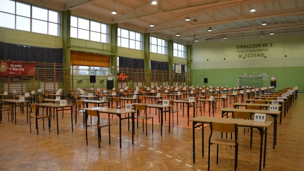Niestrajkujący nauczyciele i... urzędnicy pilnowali egzaminowanych gimnazjalistów