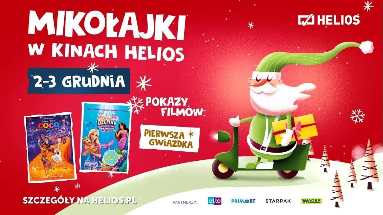 Zapraszamy na szalony Weekend Mikołajkowy w tczewskim kinie!