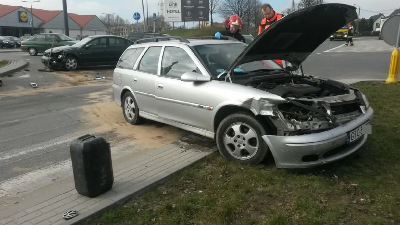 Wypadek przy Lidlu na Jagiellońskiej