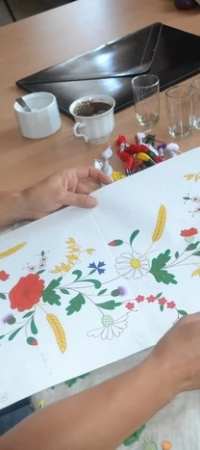 Warsztaty z hafłtu kociewskiego