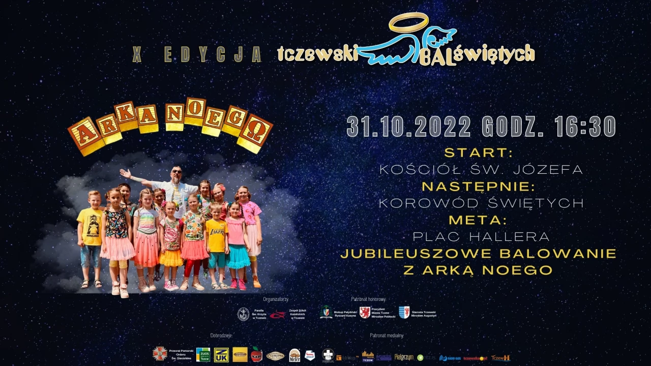 X Tczewski Bal Świętych - gwiazdą Arka Noego