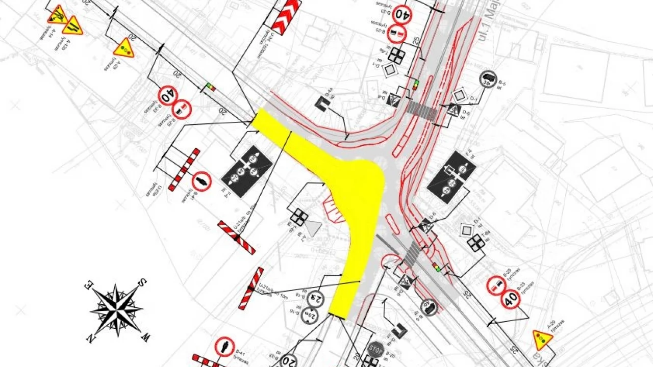 Budowa ronda na 1. Maja. Sprawdź, jaka organizacja ruchu na czas budowy