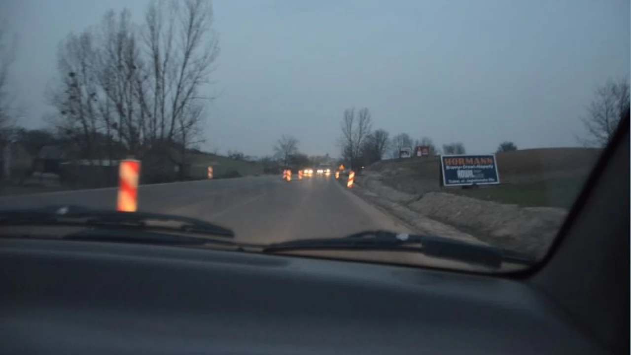 Remont DK 91. Teren nieodpowiednio oznakowany w porze nocnej?