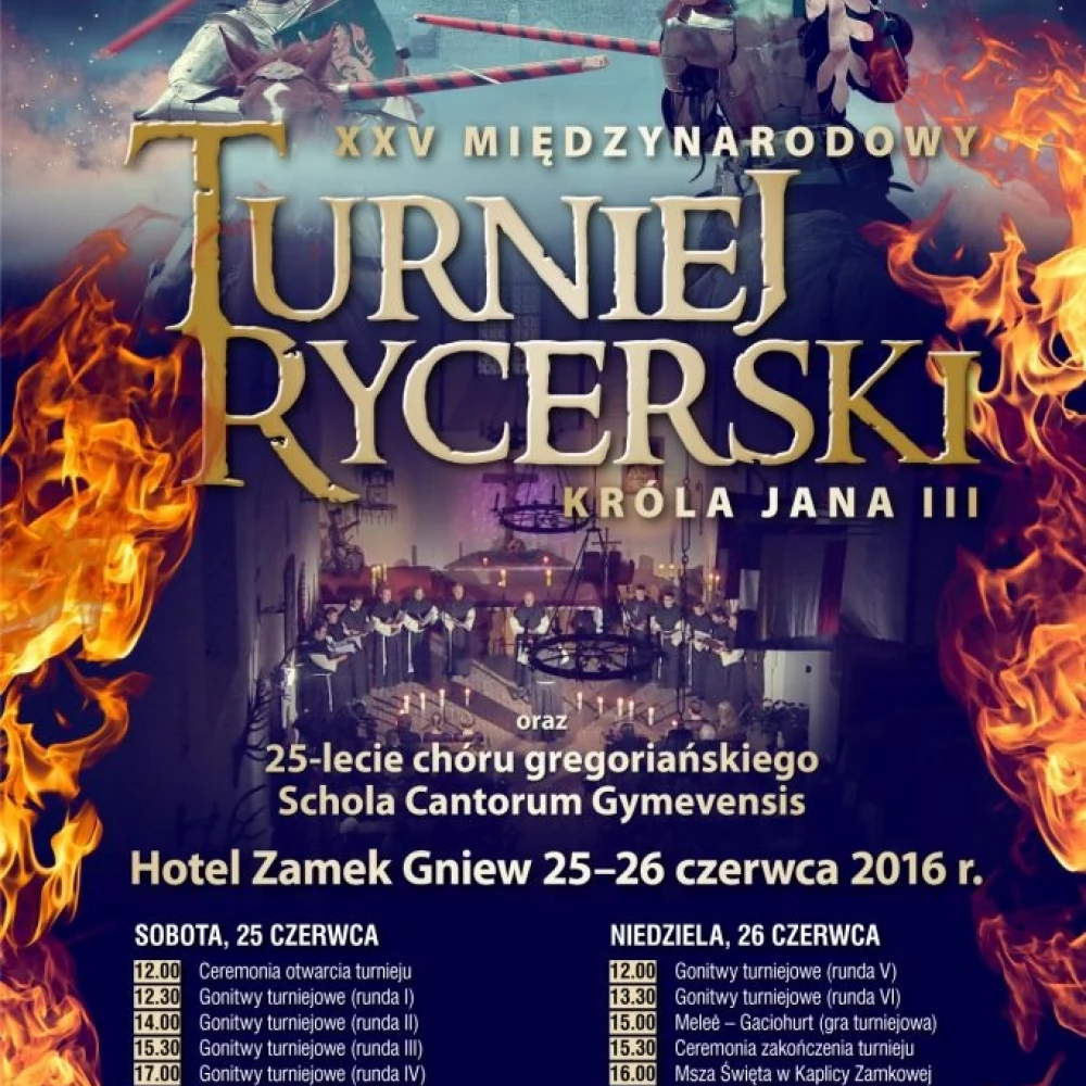 To będzie weekend z historią. XXV Międzynarodowy Turniej Rycerski Króla Jana III Sobieskiego