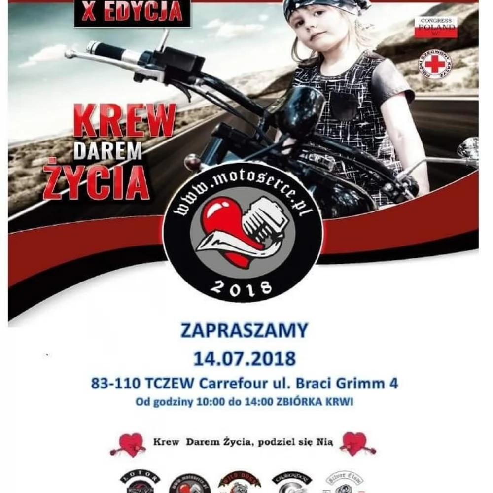 Motocykliści organizują zbiórkę krwi