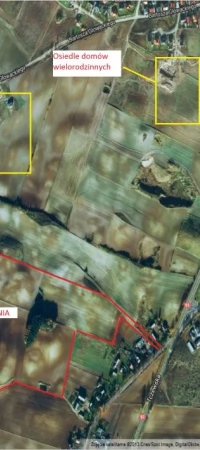 Nasz czytelnik na mapkę naniósł żwirownię i osiedla