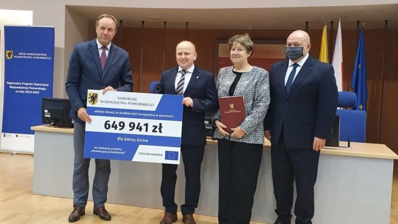 Rozpoczęcie projektu Innowacyjny przedszkolak w gminie Gniew coraz bliżej