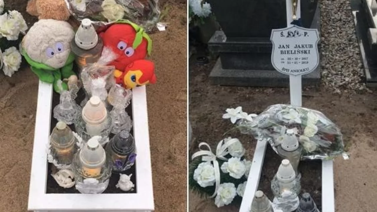 Bulwersująca kradzież na cmentarzu. "Jak można zabrać z grobu dziecka jego ulubione zabawki?!"