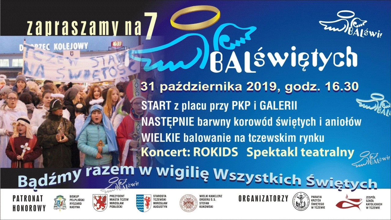 Wszyscy Święci przejdą przez Tczew. Potem wielki bal na placu Hallera
