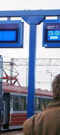 Wyświetlacze na tczewskim dworcu