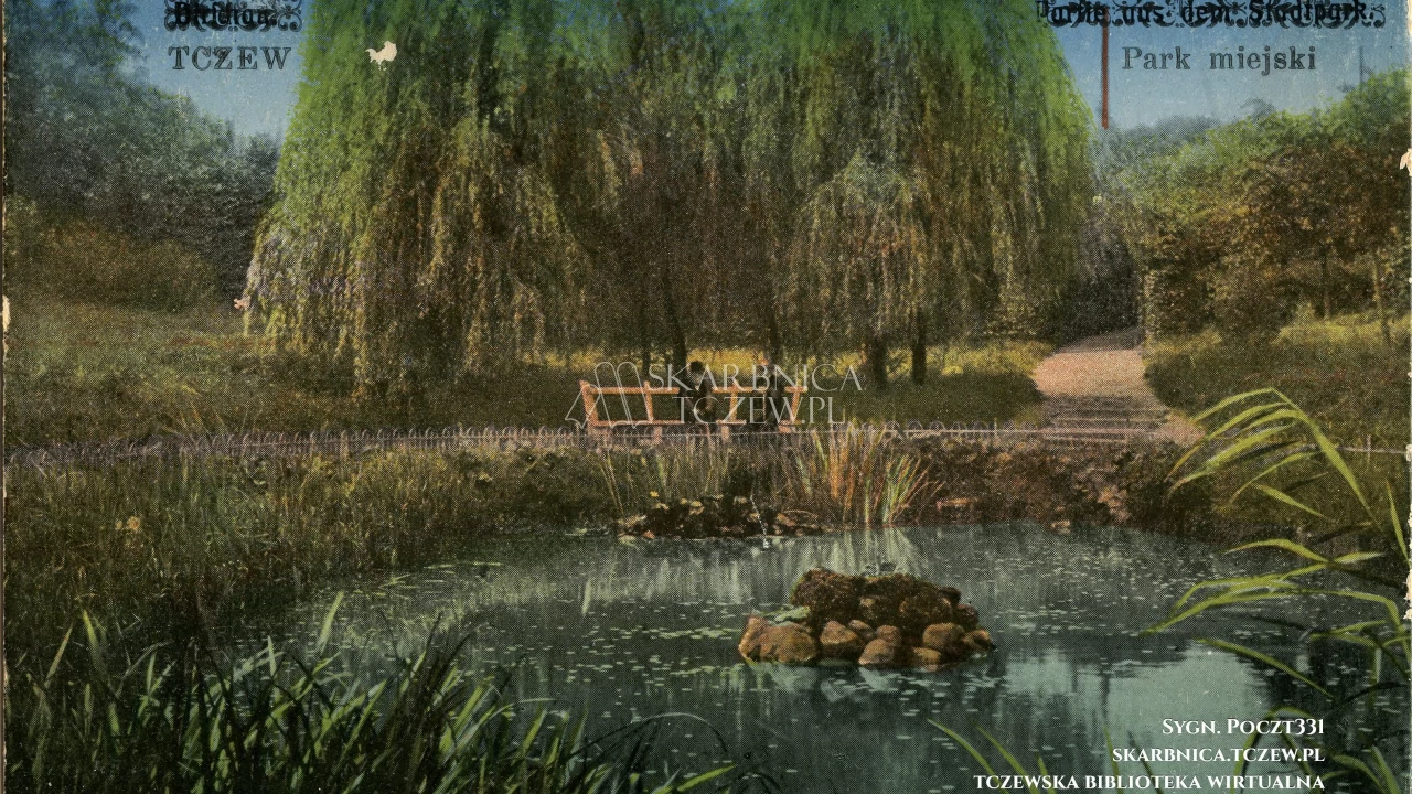 Jedno kliknięcie i sto lat wstecz - tczewski park z początku wieku