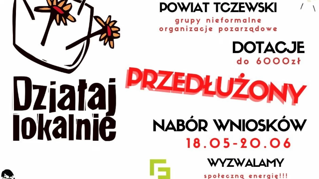 Konkurs Działaj Lokalnie 2021 - nabór wniosków przedłużony