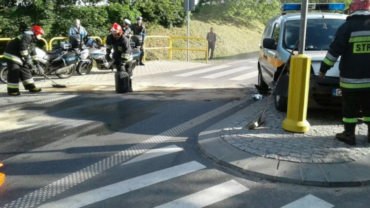 Kolizja na pograniczu Tczewa i Czarlina