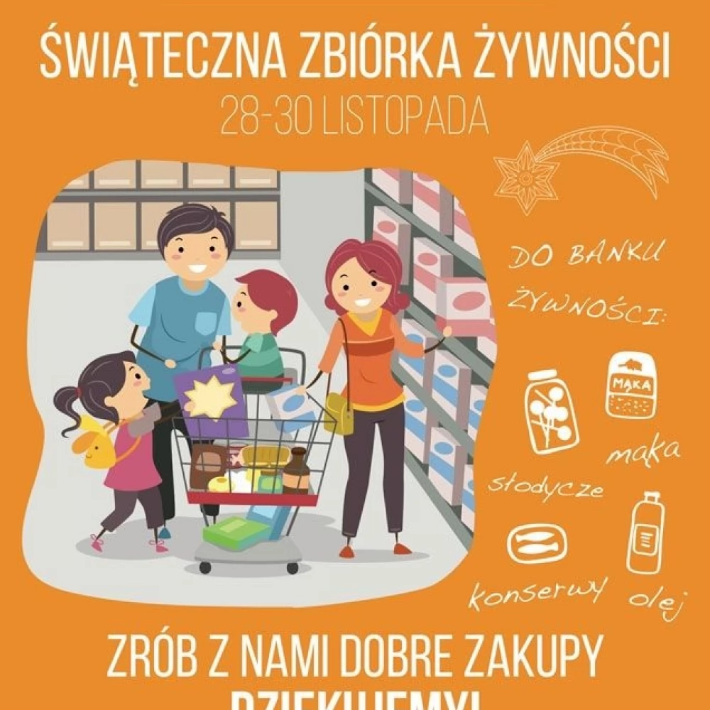 Już w ten weekend Świąteczna Zbiórka Żywności! Przygotujmy razem dobrą listę zakupów
