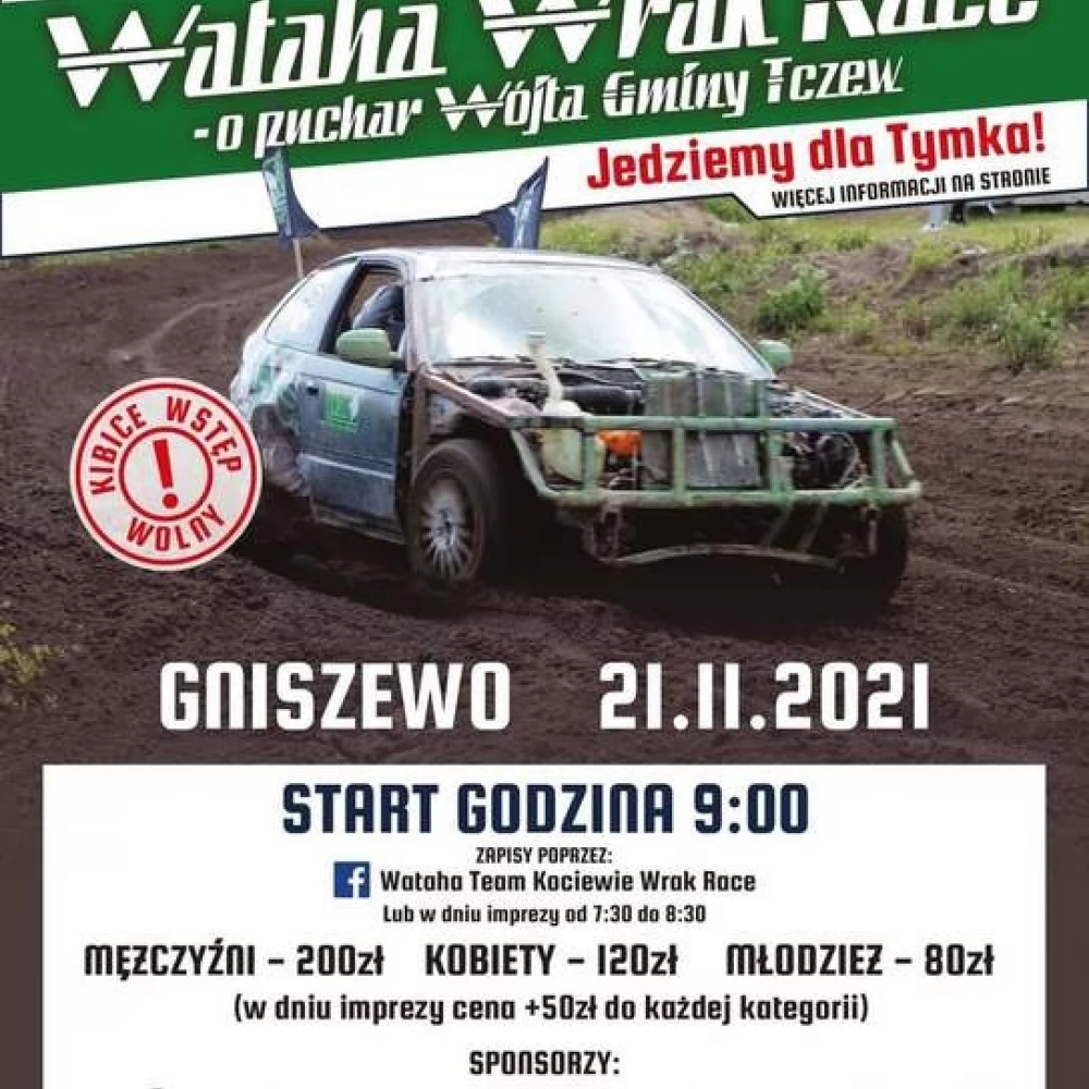 Wataha Wrak Race w szczytnym celu - dla Tymka