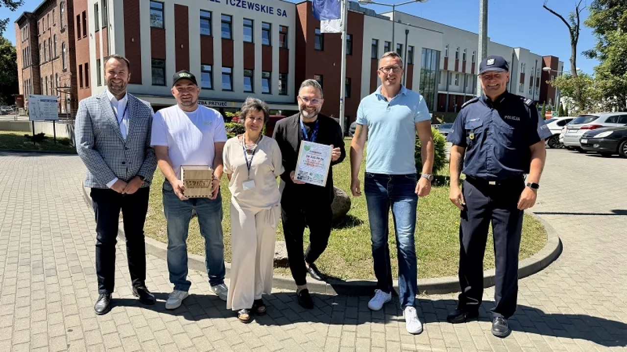 Mundurowi z Tczewa i Gdyni zorganizowali zbiórkę - ponad 20 tys. zł. dla hospicjum!