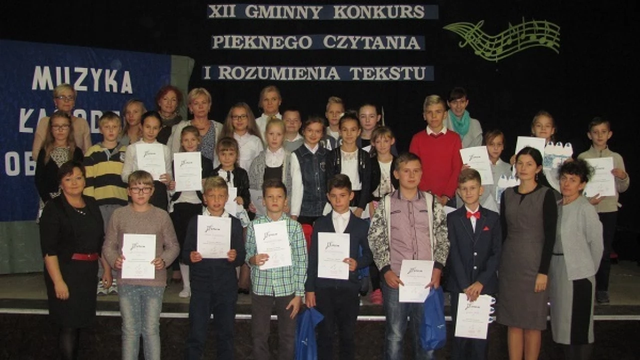 Pelplin. XII Gminny Konkurs Pięknego Czytania i Rozumienia Tekstu