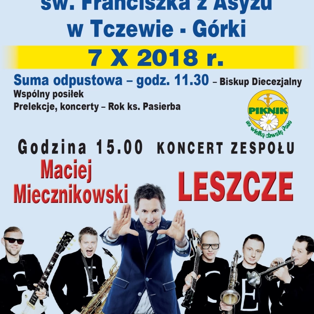 Uroczystość Odpustowa w Parafii pw. świętego Franciszka z Asyżu w Tczewie