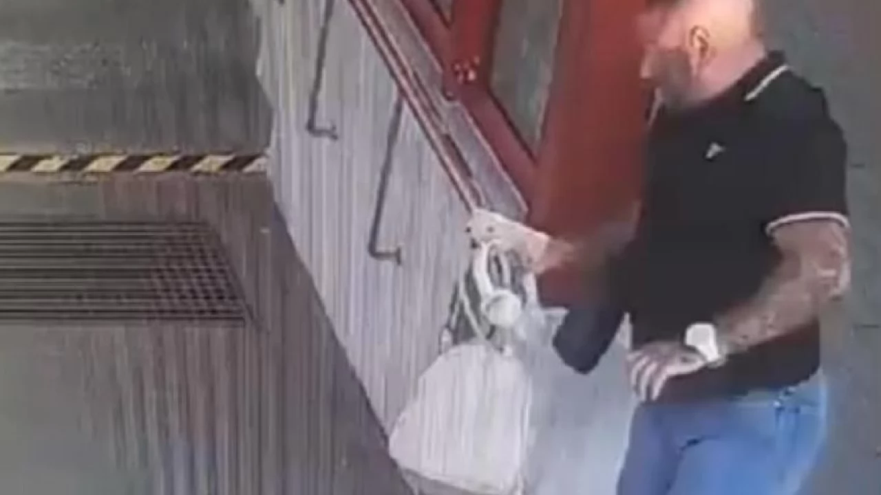 Ten mężczyzna może mieć związek z kradzieżą torebki [WIDEO]