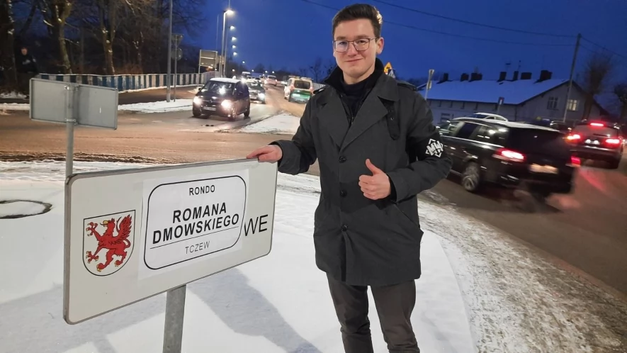 "Nie chcieliście Dmowskiego w Warszawie, to będziecie mieli wszędzie". Chcą zmiany nazwy ronda w Tczewie