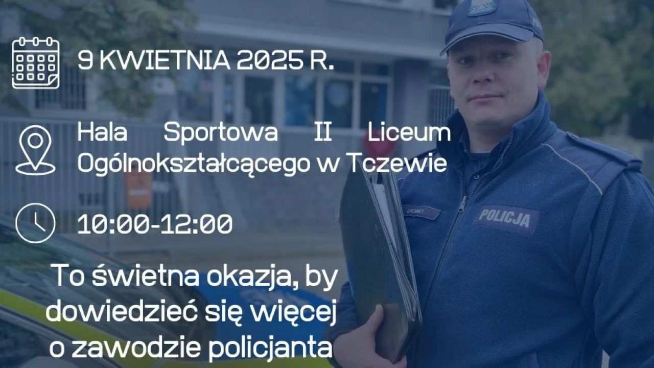 Tczewskie Targi Pracy. Policjanci zapraszają do służby