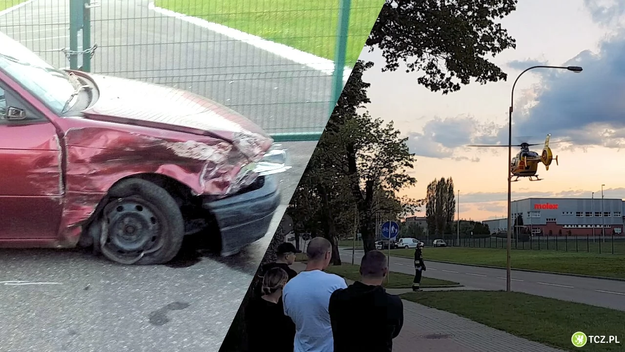 Rokicka. Ranni rowerzyści. Prawdopodobnie kierowca był nietrzeźwy [wideo]