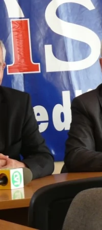 Kazimierz Smoliński (z lewej) i Zenon Żynda podczas wczorajszej konferencji