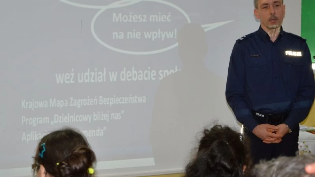 Z policjantami o przemocy w rodzinie