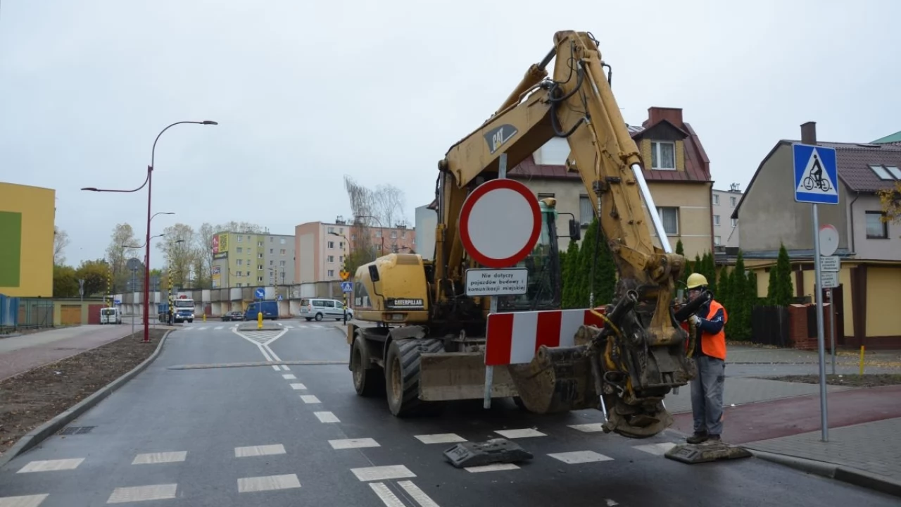 Ul. Jedności Narodu. Koniec pierwszego etapu robót