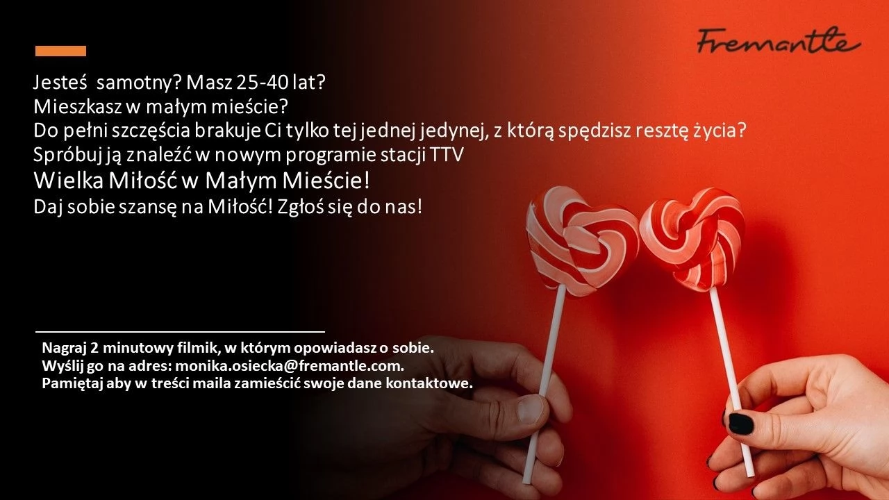 Poszukują kawalerów z Tczewa do nowego telewizyjnego show