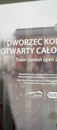 Choć dworzec całodobowy, toalety już nie