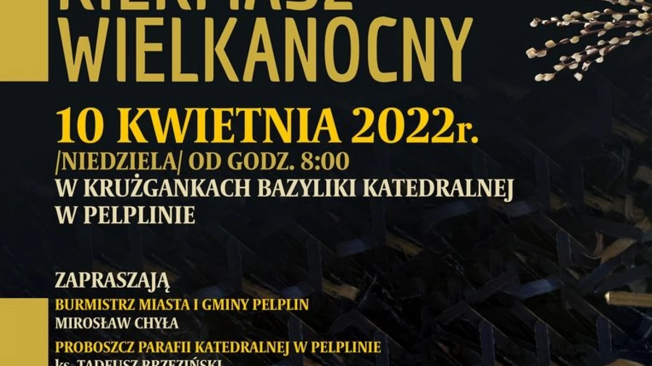 Świąteczny kiermasz wielkanocny w Pelplinie - cel szczytny