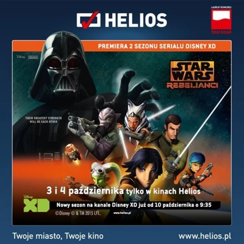 Star Wars Rebelianci tylko w kinie Helios Tczew