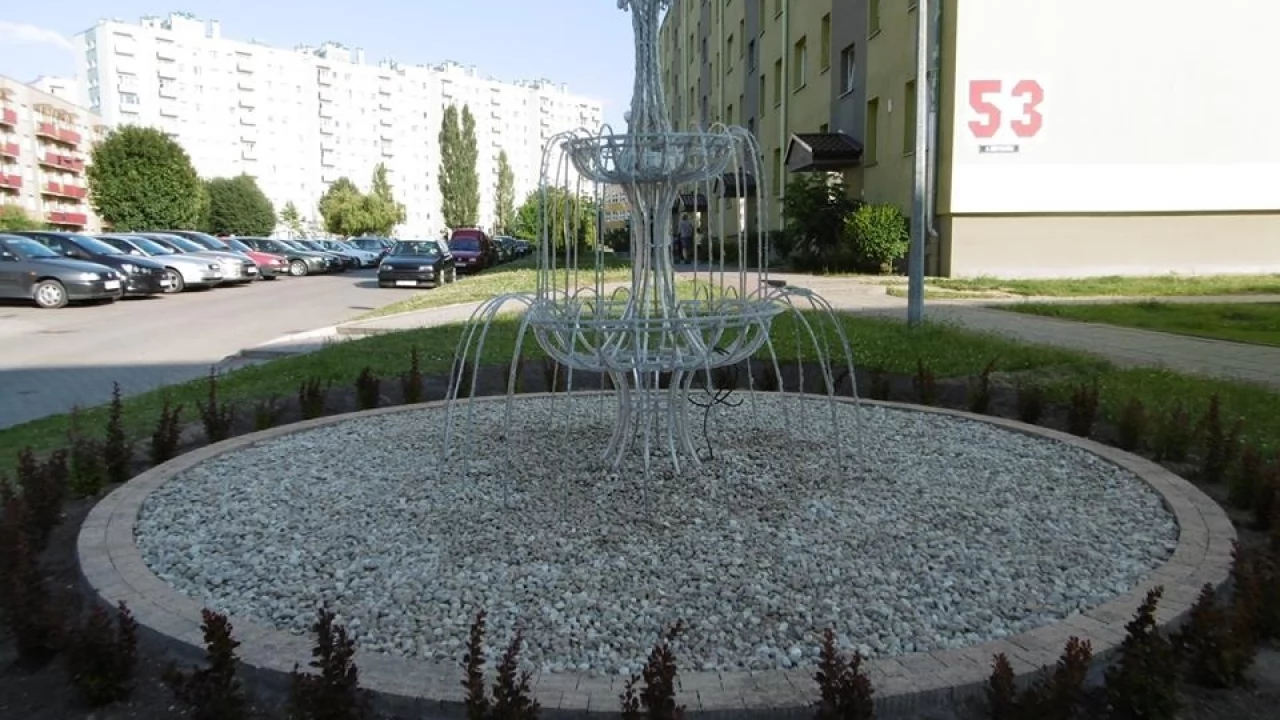 Na Suchostrzygach stanęła ledowa fontanna