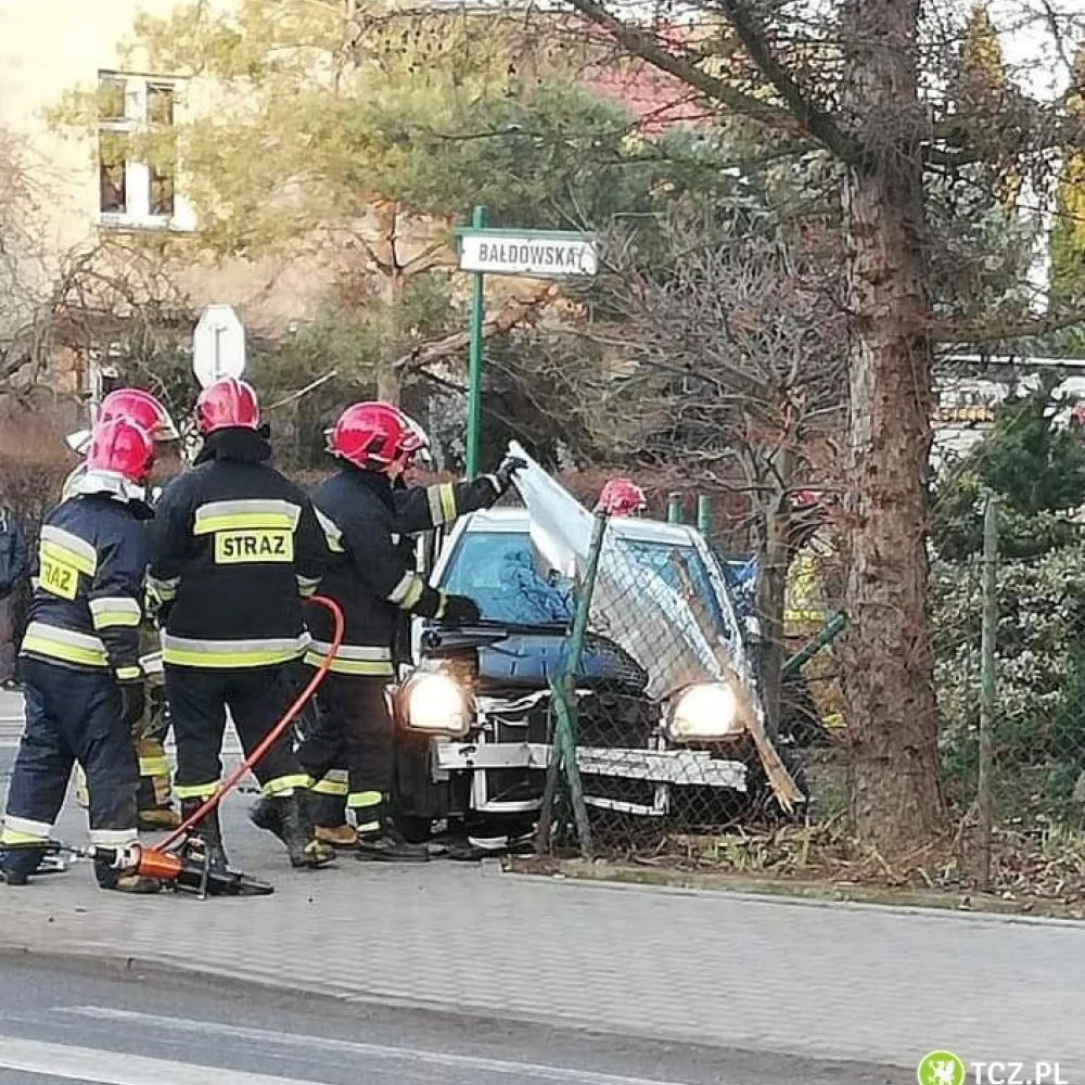 Wypadek na skrzyżowaniu Bema, Bałdowskiej i Starowiejskiej