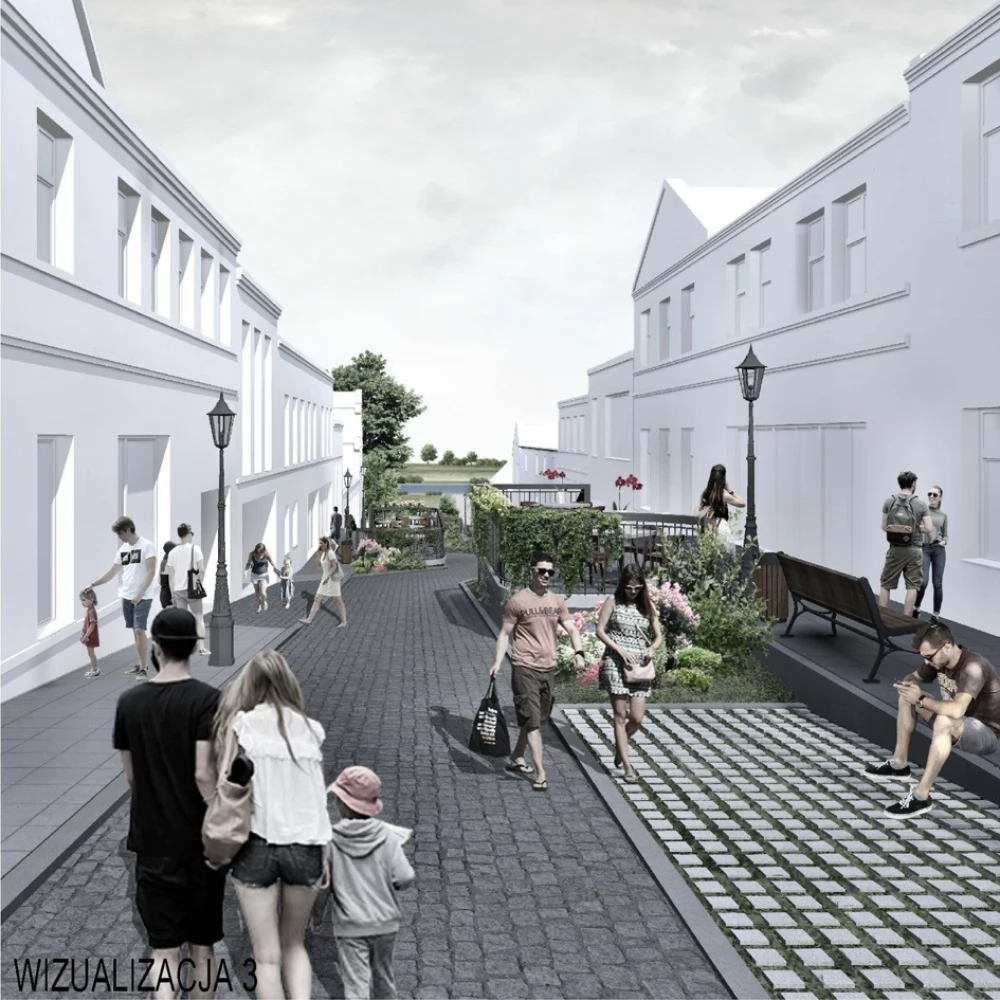 Tak mogą wyglądać ulice Kręta i Podgórna