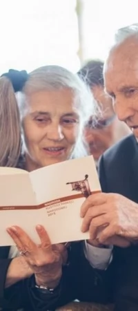 Kazimierz Piechowski z żoną