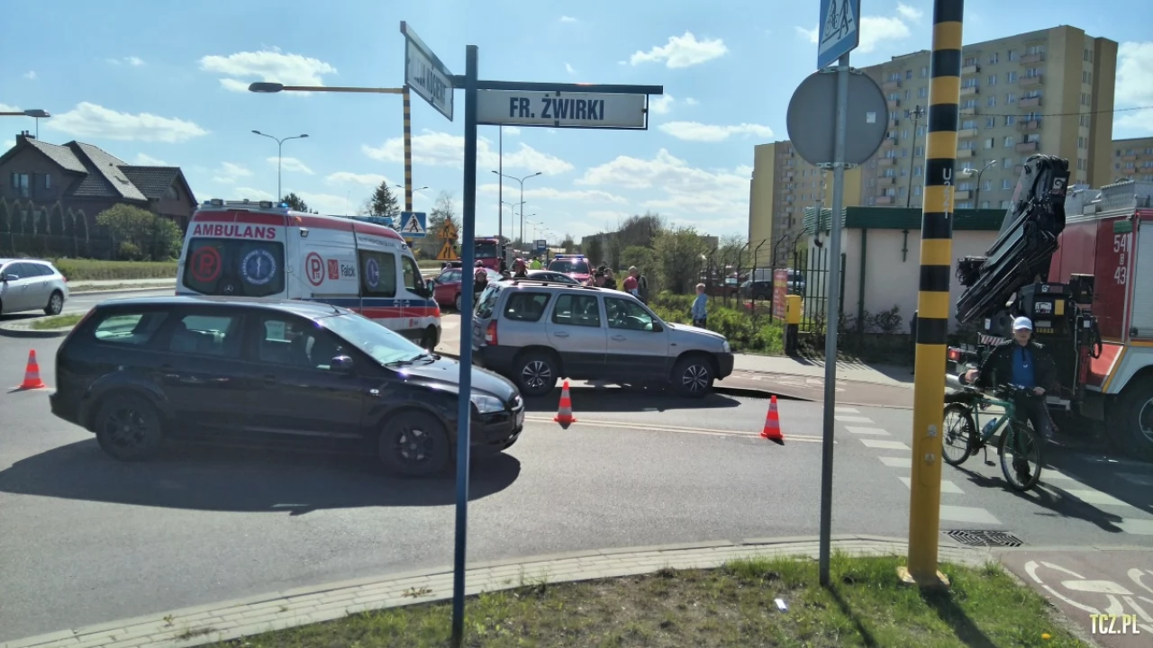 Kociewska/Żwirki. Kolejna kolizja z powodu wymuszenia pierwszeństwa