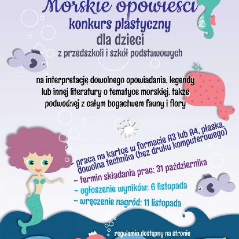"Morskie opowieści". Konkurs dla najmłodszych