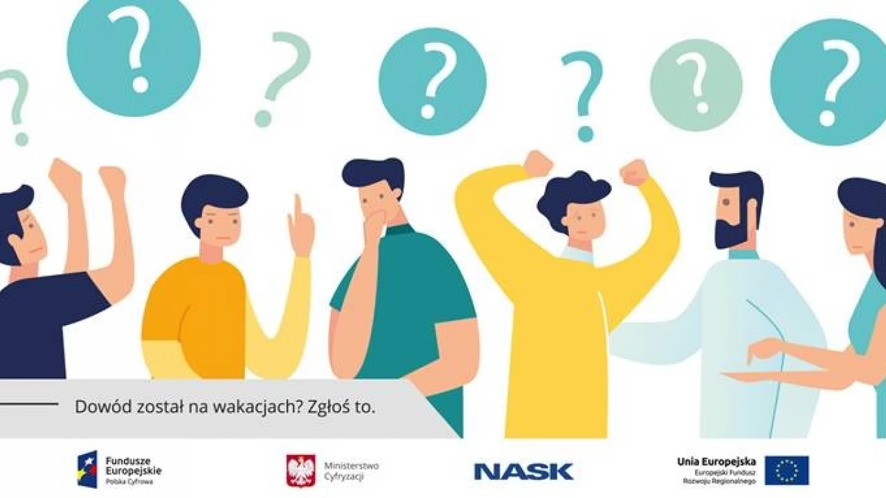 Dowód został na wakacjach? Zgłoś to online!
