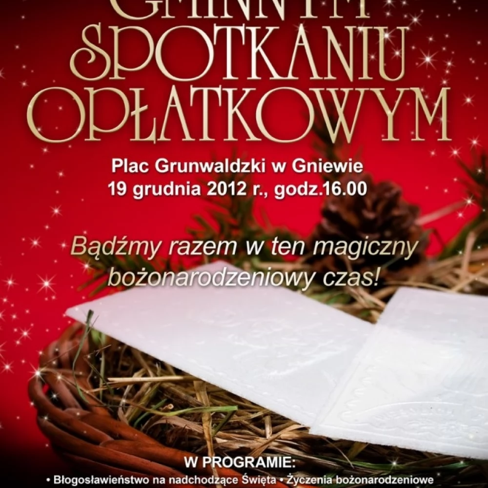 Nie zabraknie barszczu, pierogów i pasztecików. W Gniewie wigilia już jutro (19.12)