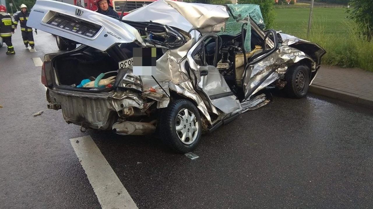 Wypadek w Szpęgawie. Interweniowało Lotnicze Pogotowie Ratunkowe