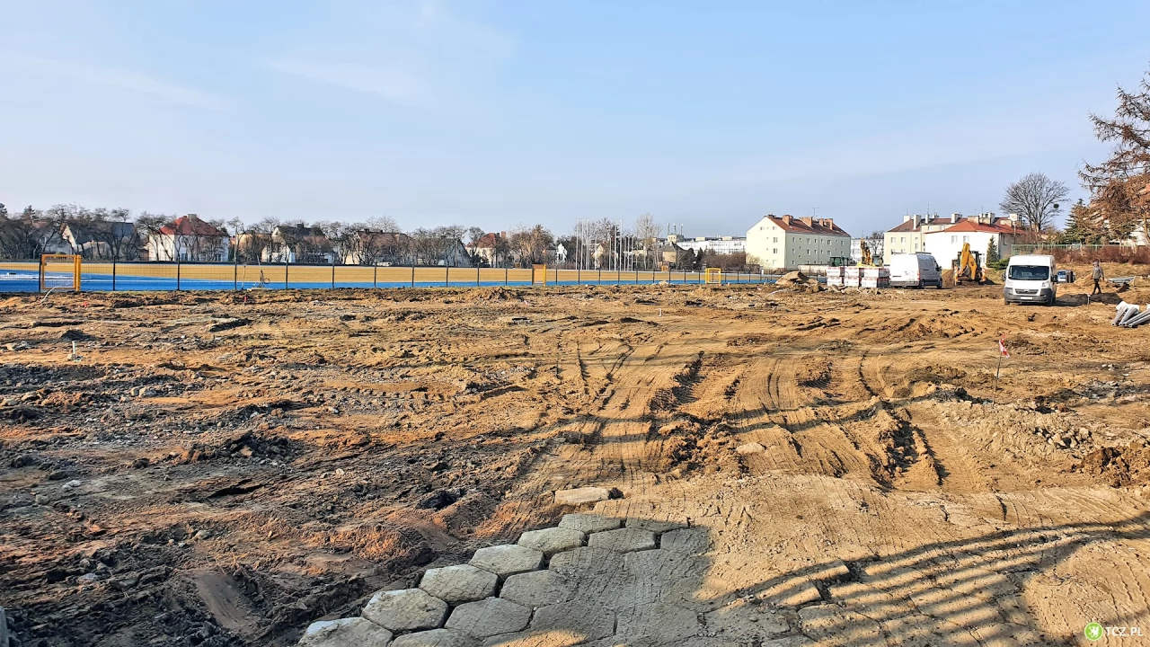 Trwają prace przy stadionie na Bałdowskiej