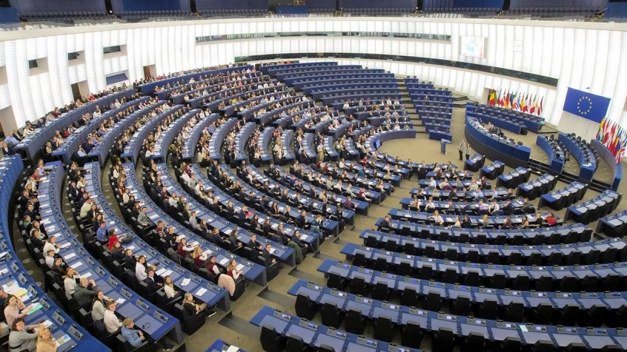 Uczniowie ZSE w Europarlamencie w Strasburgu